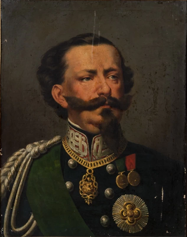 Ritratto di Vittorio Emanuele II di Savoia - Castello di Racconigi
